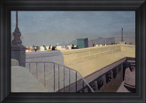 Framed Pont Neuf in Paris, 1901 Print