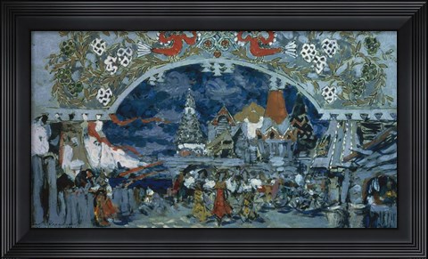 Framed Hunchbacked Nag Print