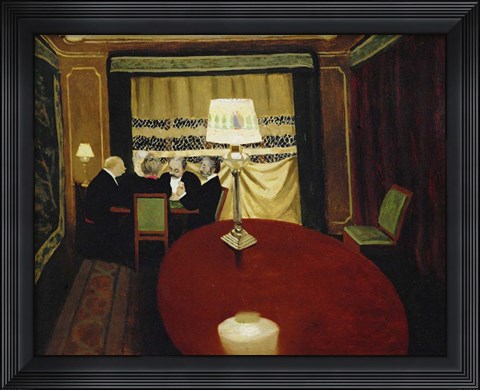 Framed Le Poker Print