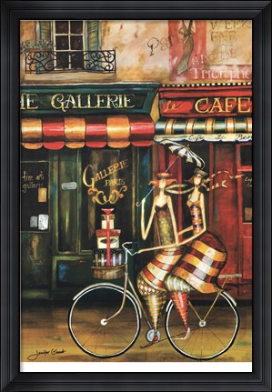 Framed Girlfriends in Paris Print