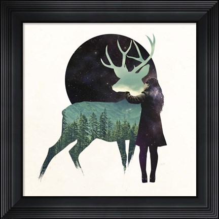 Framed Let The Universe Love You Print