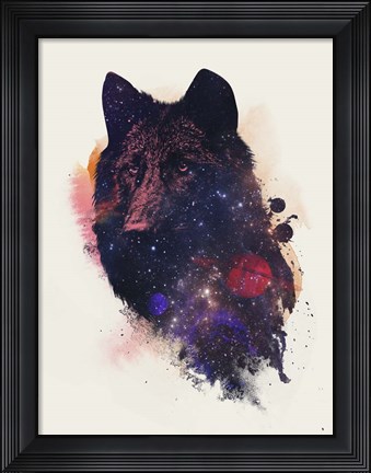 Framed Universal Wolf Print