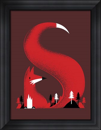 Framed S Like Fox Print