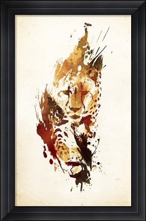 Framed El Guepardo Print