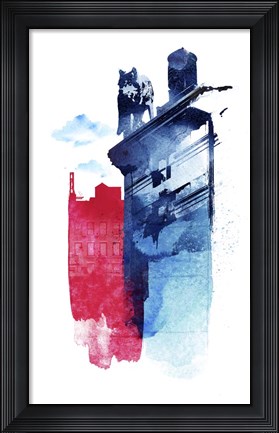 Framed This Is My Town Print