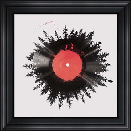 Framed Vinyl Of My Life Print