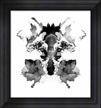 Framed Rorschach Print