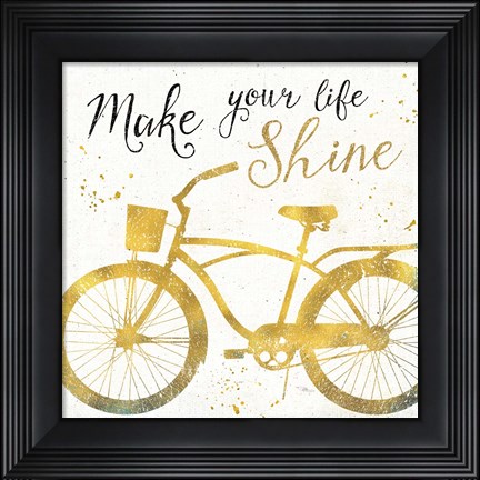 Framed Golden Ride II Print