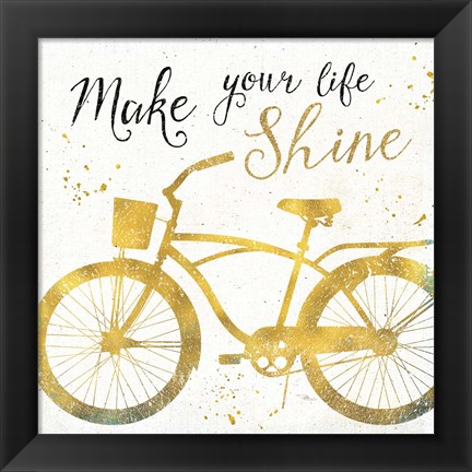 Framed Golden Ride II Print