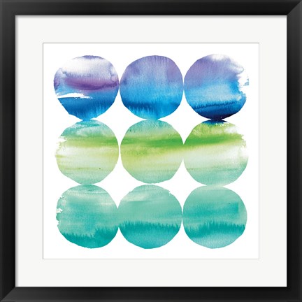 Framed Summer Dots II Print