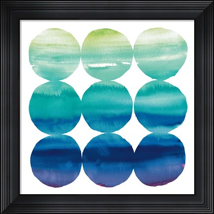 Framed Summer Dots III Print