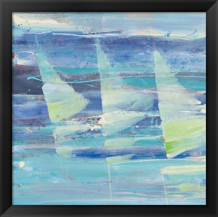 Framed Summer Sail I Print