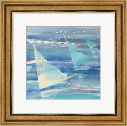 Framed Summer Sail II Print