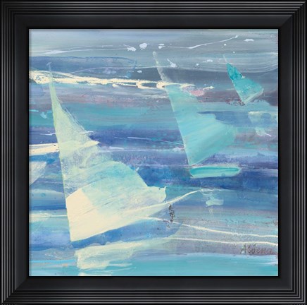 Framed Summer Sail II Print