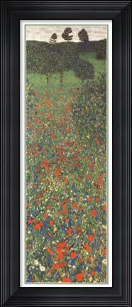 Framed Poppy Field Print