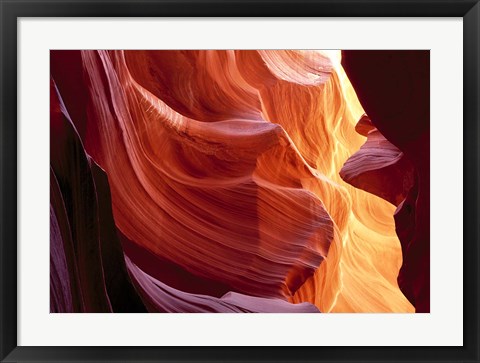 Framed Slot Canyon, Antelope Canyon, Arizona Print