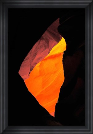 Framed Shaft of Light, Upper Antelope Canyon 1 Print