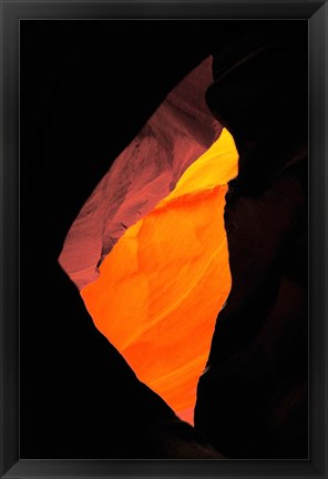 Framed Shaft of Light, Upper Antelope Canyon 1 Print