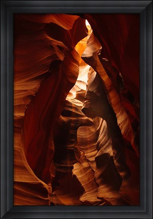 Framed Shaft of Light, Upper Antelope Canyon 2 Print