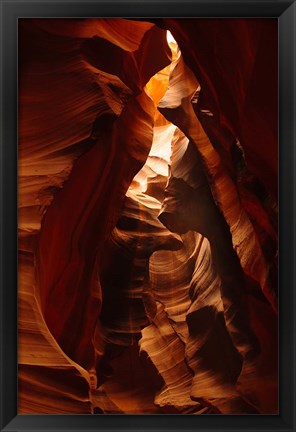 Framed Shaft of Light, Upper Antelope Canyon 2 Print