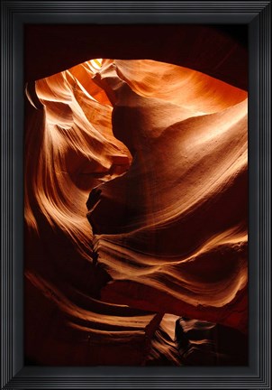 Framed Shaft of Light, Upper Antelope Canyon 3 Print