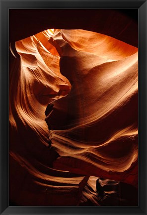 Framed Shaft of Light, Upper Antelope Canyon 3 Print