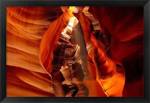 Framed Slot Canyon, Upper Antelope Canyon, Page, Arizona Print