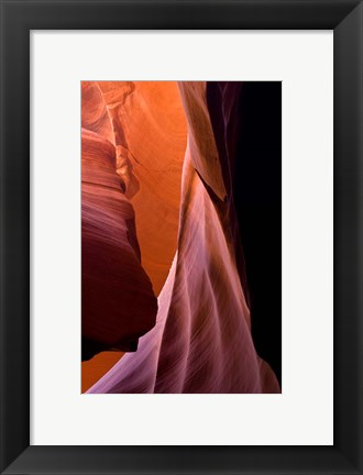 Framed Upper Antelope Canyon, Eroded Sandstone Print