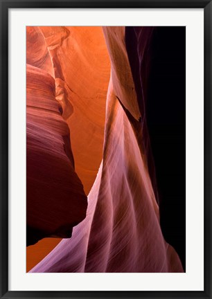 Framed Upper Antelope Canyon, Eroded Sandstone Print