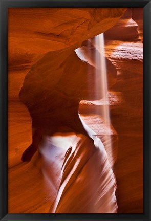 Framed Antelope Canyon Sandstone Formation Print