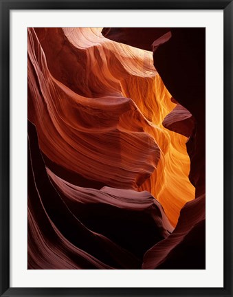 Framed Antelope Canyon, Navajo Tribal Land, Arizona Print