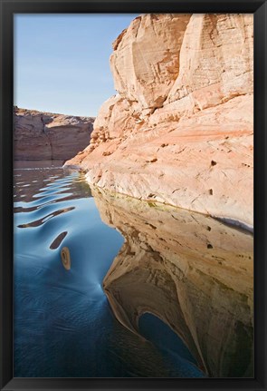 Framed Glen Canyon, Lake Powell, Antelope Canyon Print