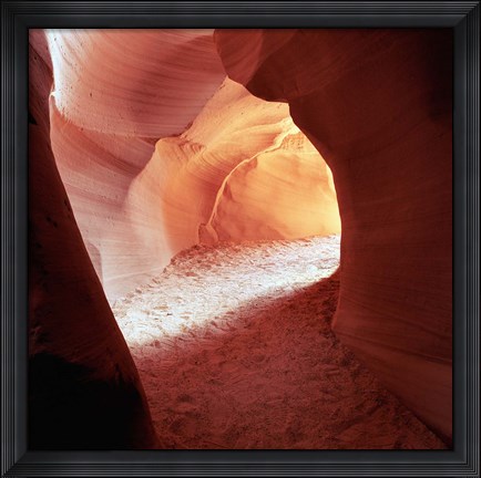 Framed Upper Antelope Canyon, Slot Canyons Print
