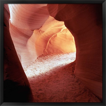 Framed Upper Antelope Canyon, Slot Canyons Print