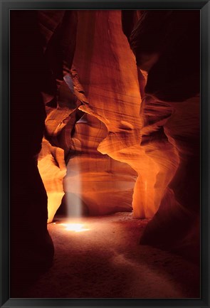 Framed Light in Antelope Canyon Print