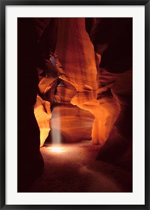 Framed Light in Antelope Canyon Print