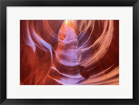 Framed Antelope Canyon, Navajo Tribal Park III Print