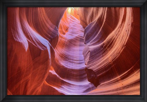 Framed Antelope Canyon, Navajo Tribal Park III Print