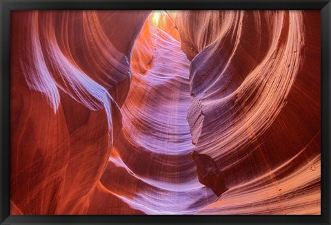 Framed Antelope Canyon, Navajo Tribal Park III Print