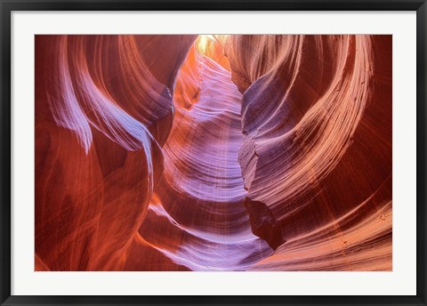 Framed Antelope Canyon, Navajo Tribal Park III Print