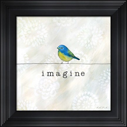 Framed Birds of a Feather Square IV Print