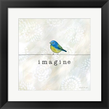 Framed Birds of a Feather Square IV Print