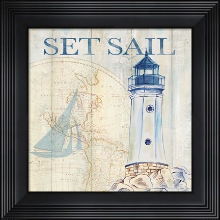 Framed Sail Away I Print