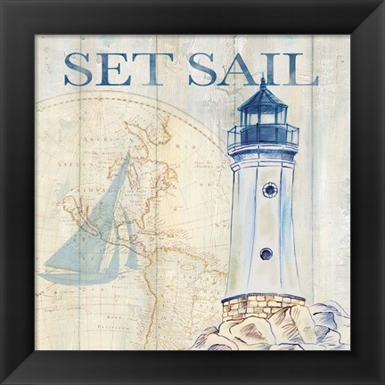 Framed Sail Away I Print