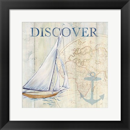 Framed Sail Away II Print