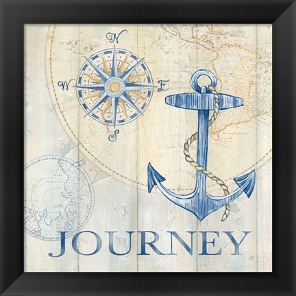 Framed Sail Away III Print