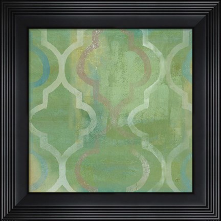 Framed Quatrefoil II Print