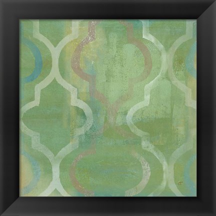 Framed Quatrefoil II Print