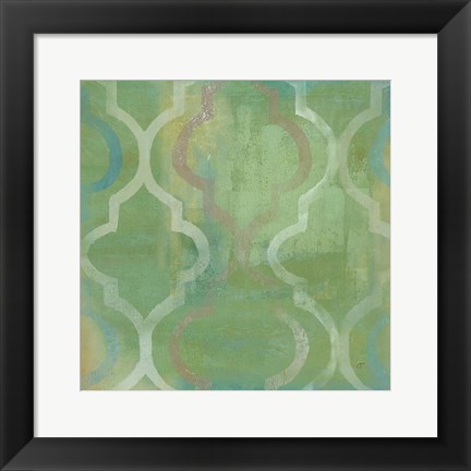 Framed Quatrefoil II Print