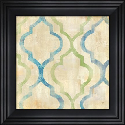 Framed Quatrefoil III Print